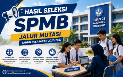 Pengumuman Hasil Seleksi SPMB Jalur Mutasi Tahun Pelajaran 2026/2027