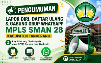 Lapor Diri dan Daftar Ulang Peserta Didik Baru SPMB Jalur Prestasi Non Akademik