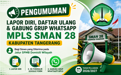 Lapor Diri dan Daftar Ulang Peserta Didik Baru SPMB Jalur Domisili Wilayah