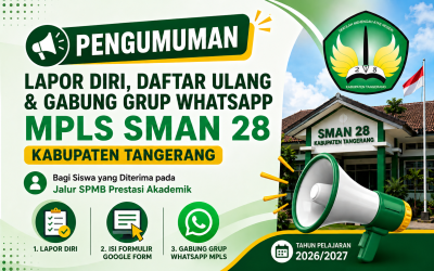 Lapor Diri dan Daftar Ulang Peserta Didik Baru SPMB Jalur Prestasi Akademik