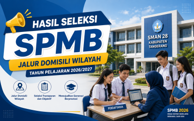 Pengumuman Hasil Seleksi SPMB Jalur Domisili Wilayah Tahun Pelajaran 2026/2027