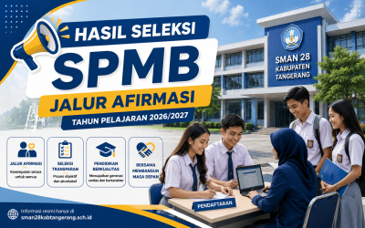 Pengumuman Hasil Seleksi SPMB Jalur Afirmasi Tahun Pelajaran 2026/2027